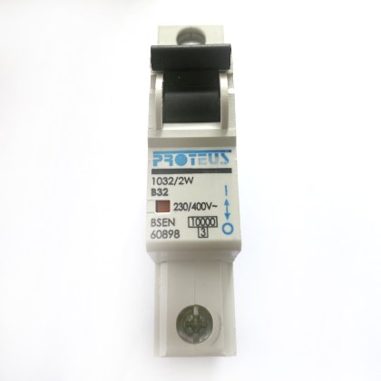 Proteus Geyer 1032/2W B32 32A 32 Amp MCB Circuit Breaker Type B